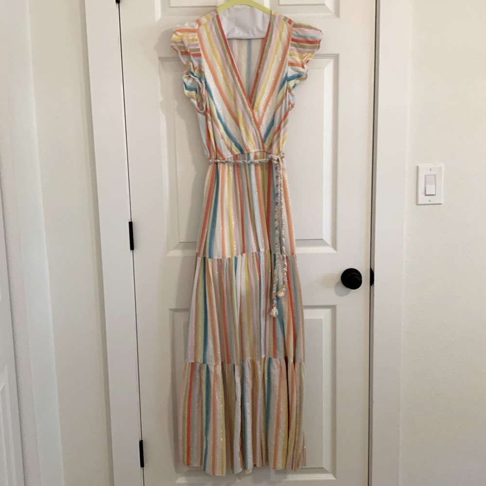 SAYLOR Multicolor Striped Maxi Dress